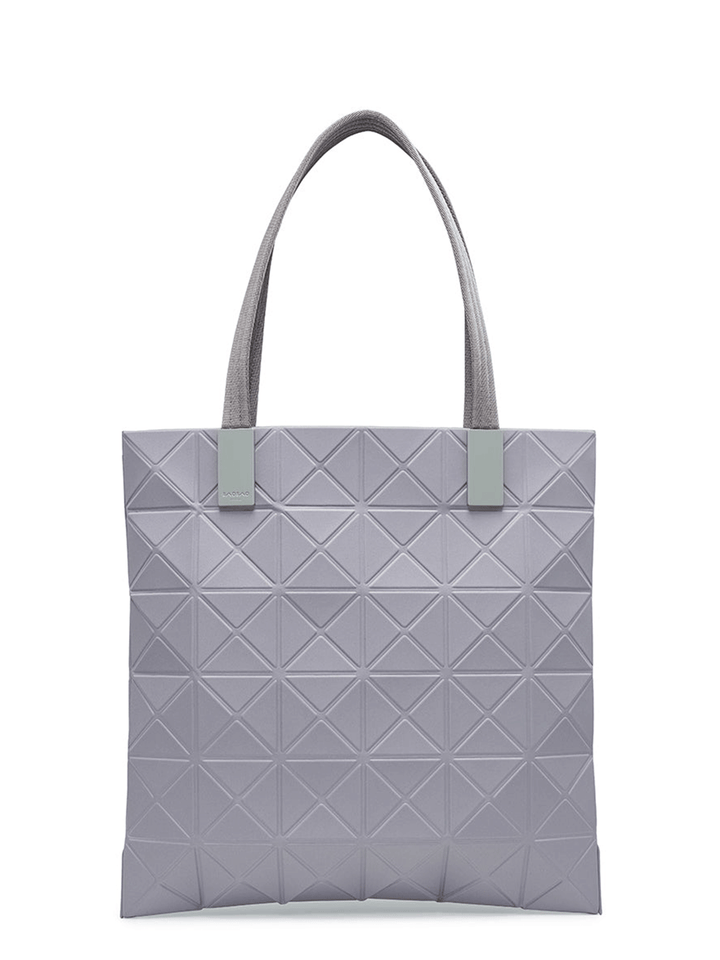 BAO-BAO-ISSEY-MIYAKE-TRACK-Tote-6X6-Gray-1