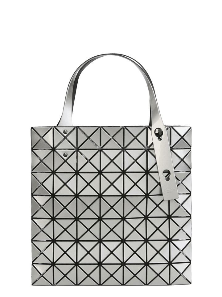 BAO BAO ISSEY MIYAKE Prism Basic Tote 7X7 Silver Silver 1