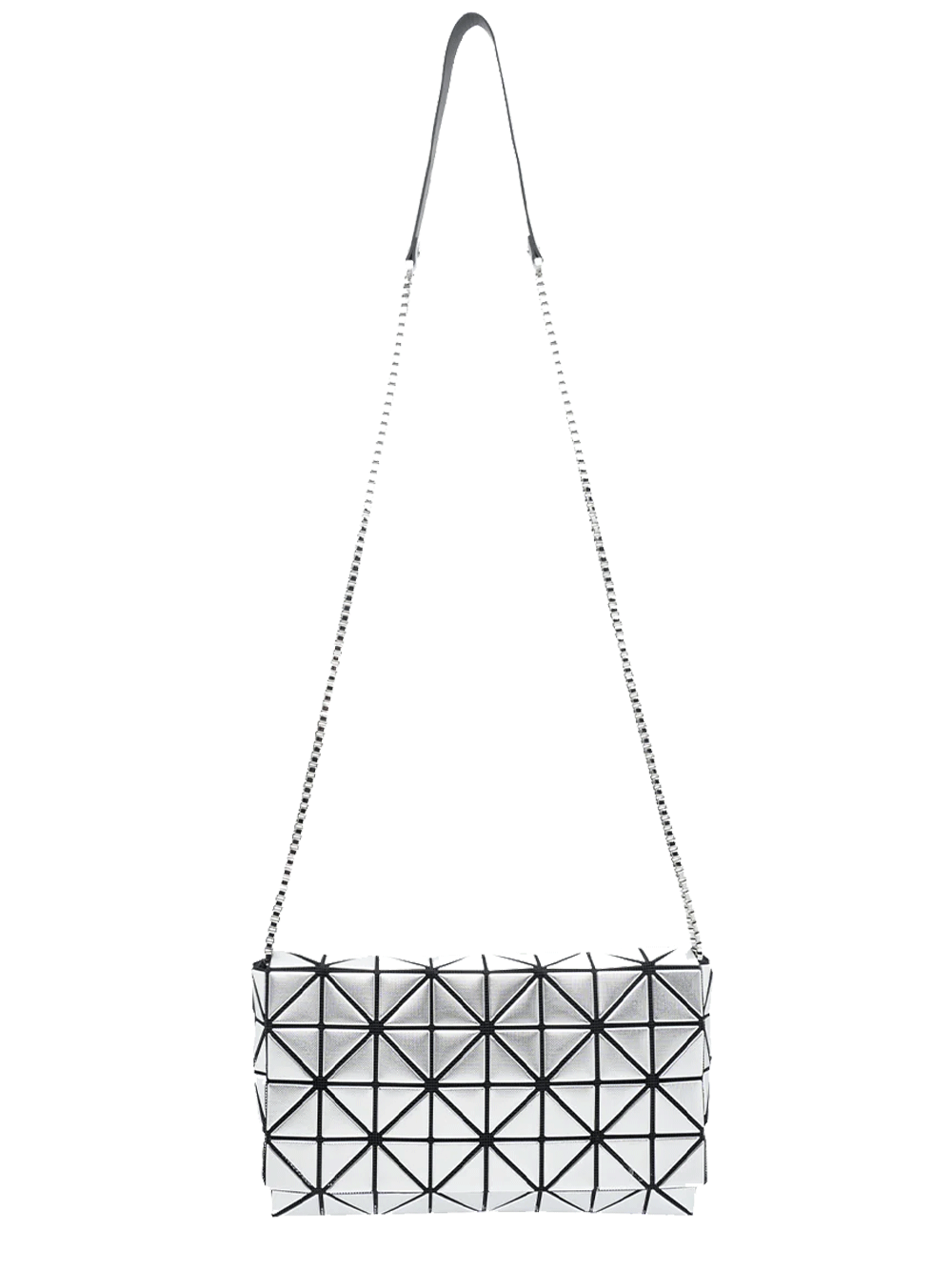 BAO BAO ISSEY MIYAKE Platinum Coffret Crossbody Medium Silver 1