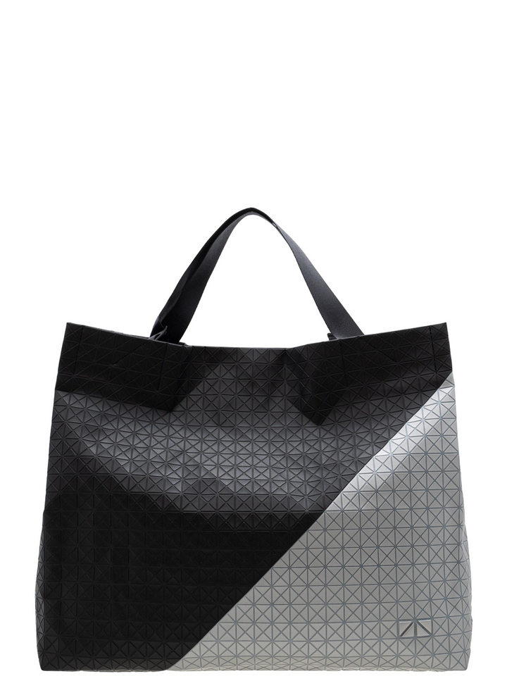 BAOBAOISSEYMIYAKE_CARTPATCHWORKTote_Gunmetal