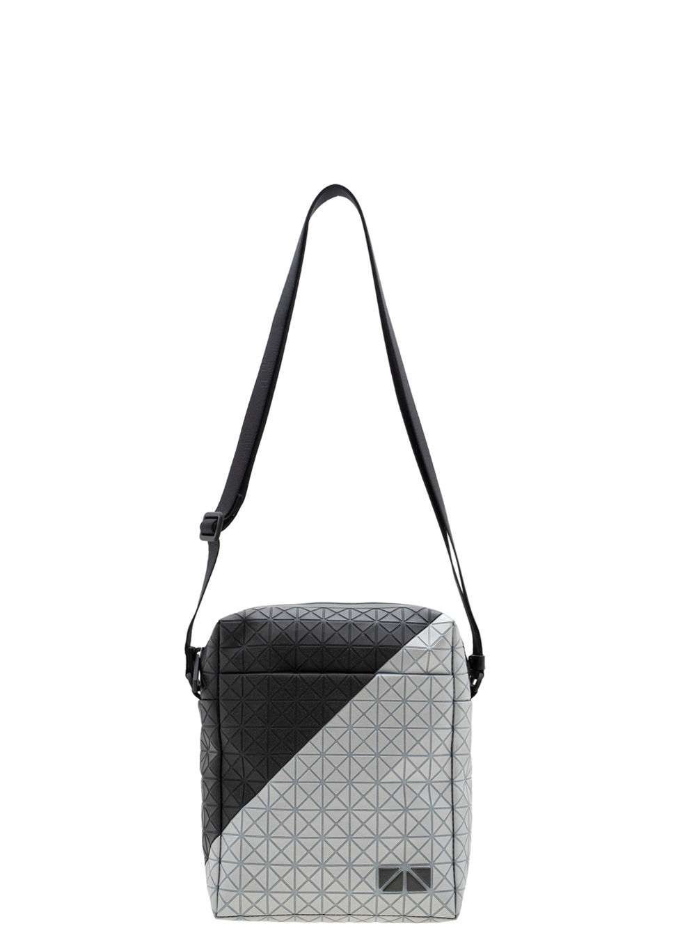 BAOBAOISSEYMIYAKE_VOYAGERPATCHWORKCrossbody_Gunmetal