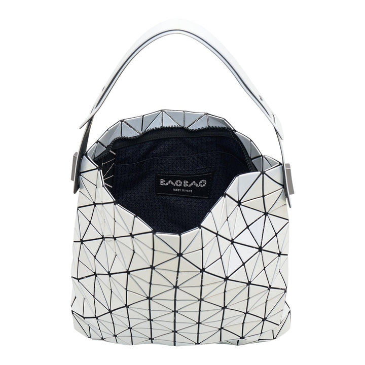 Club21 - BAO BAO ISSEY MIYAKE - Baguette Matte Handbag Large - HANDBAGS - Pearl White