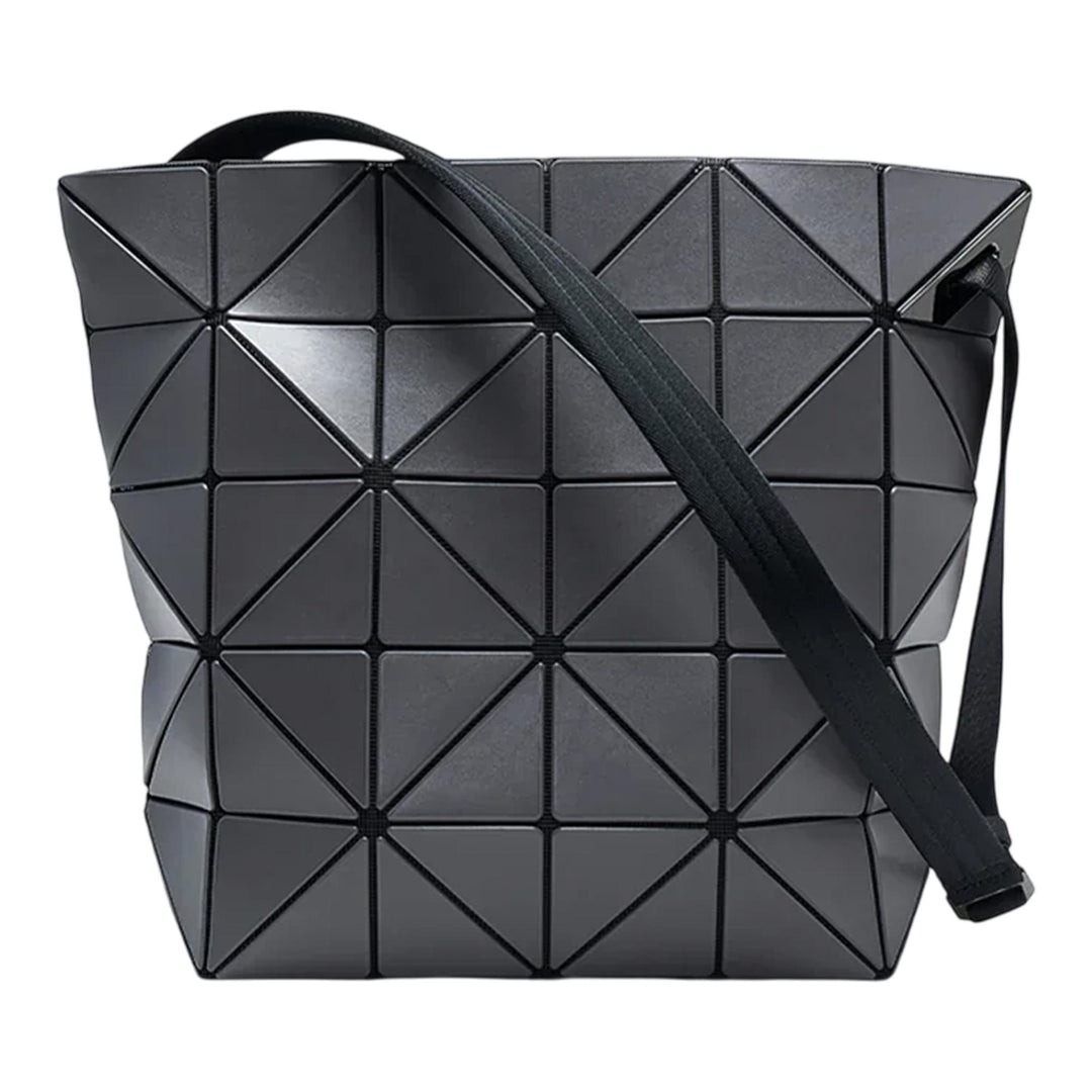 Club21 - BAO BAO ISSEY MIYAKE - Blocky Shoulder Bag Small - SHOULDER BAGS - Charcoal Gray