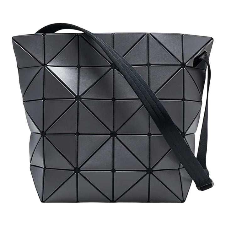 Club21 - BAO BAO ISSEY MIYAKE - Blocky Shoulder Bag Small - SHOULDER BAGS - Charcoal Gray