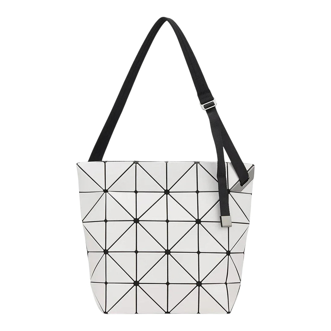 Club21 - BAO BAO ISSEY MIYAKE - Blocky Shoulder Bag Small - SHOULDER BAGS - Light Grey