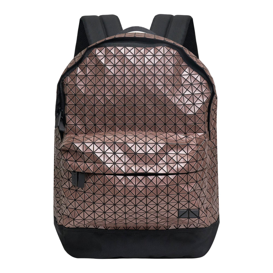 Club21 - BAO BAO ISSEY MIYAKE - Daypack Metallic Backpack - BACKPACKS - Bronze
