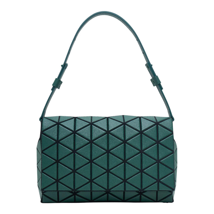 Club21 - BAO BAO ISSEY MIYAKE - Fossette Shoulder Bag Large - SHOULDER BAGS - Deep Green