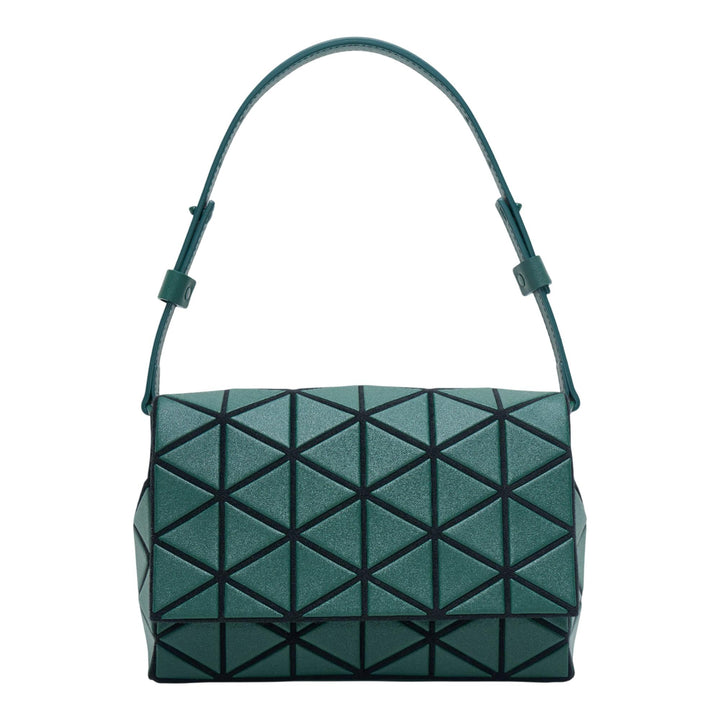 Club21 - BAO BAO ISSEY MIYAKE - Fossette Shoulder Bag Small - SHOULDER BAGS - Deep Green