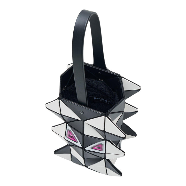 Club21 - BAO BAO ISSEY MIYAKE - Meow Handbag Large - HANDBAGS - Black Off-White