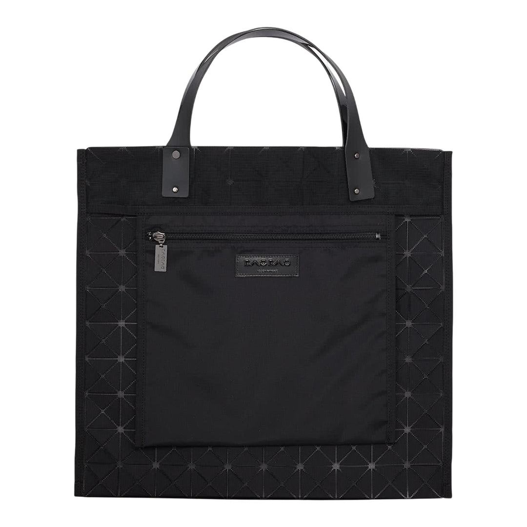 BAO BAO ISSEY MIYAKE Prism Basic Tote 10X10 Black Black 3