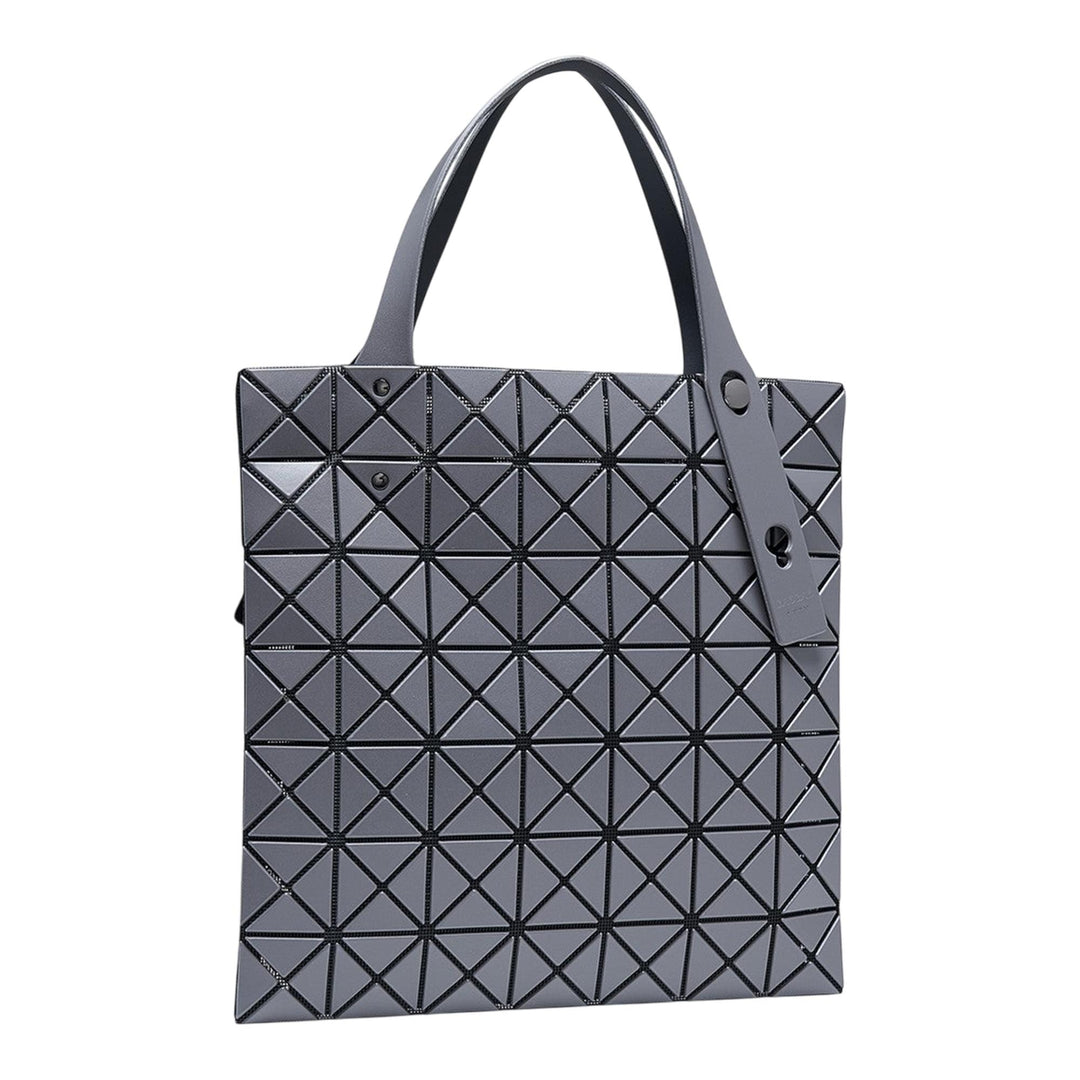 BAO BAO ISSEY MIYAKE Prism Matte Tote 7X7 Charcoal Grey 2
