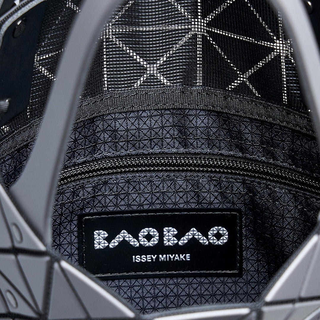 BAO BAO ISSEY MIYAKE Prism Matte Tote 7X7 Charcoal Grey 3