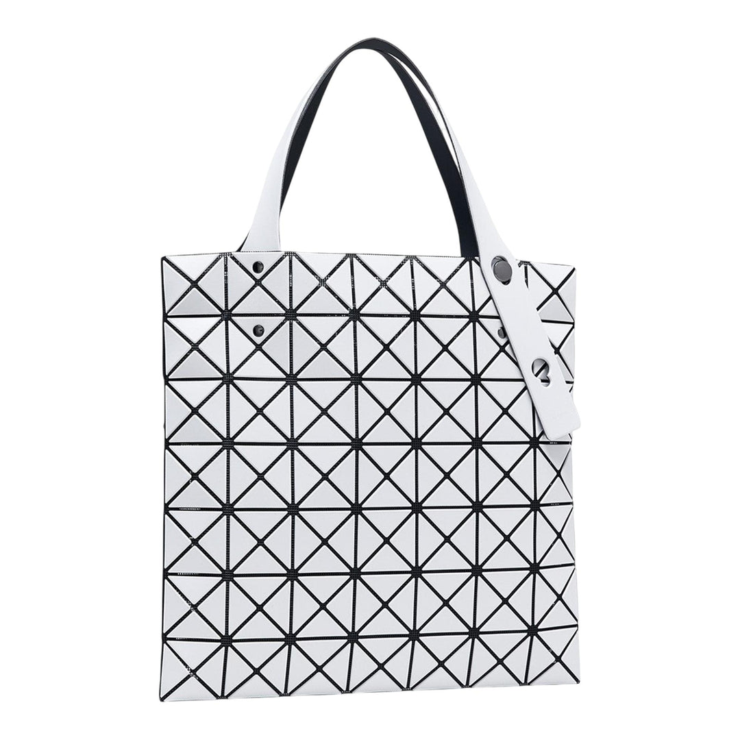 BAO BAO ISSEY MIYAKE Prism Matte Tote 7X7 Light Grey 2