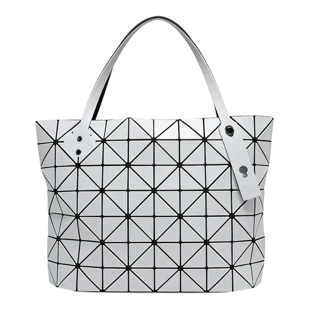Club21 - BAO BAO ISSEY MIYAKE - Rock Matte Handbag Small - HANDBAGS - Light Grey