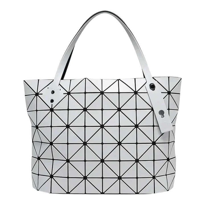 Club21 - BAO BAO ISSEY MIYAKE - Rock Matte Handbag Small - HANDBAGS - Light Grey