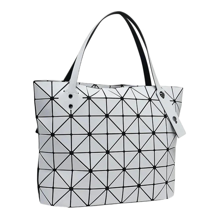 Club21 - BAO BAO ISSEY MIYAKE - Rock Matte Handbag Small - HANDBAGS - Light Grey