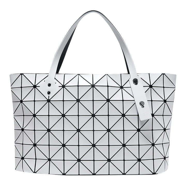Club21 - BAO BAO ISSEY MIYAKE - Rock Matte Tote Large - TOTES - Light Grey