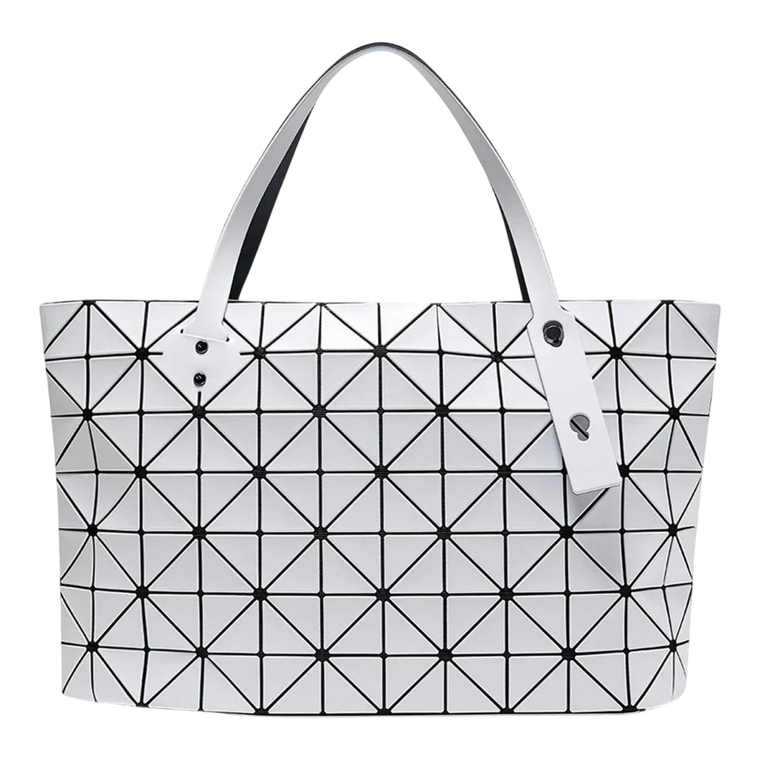 Club21 - BAO BAO ISSEY MIYAKE - Rock Matte Tote Large - TOTES - Light Grey