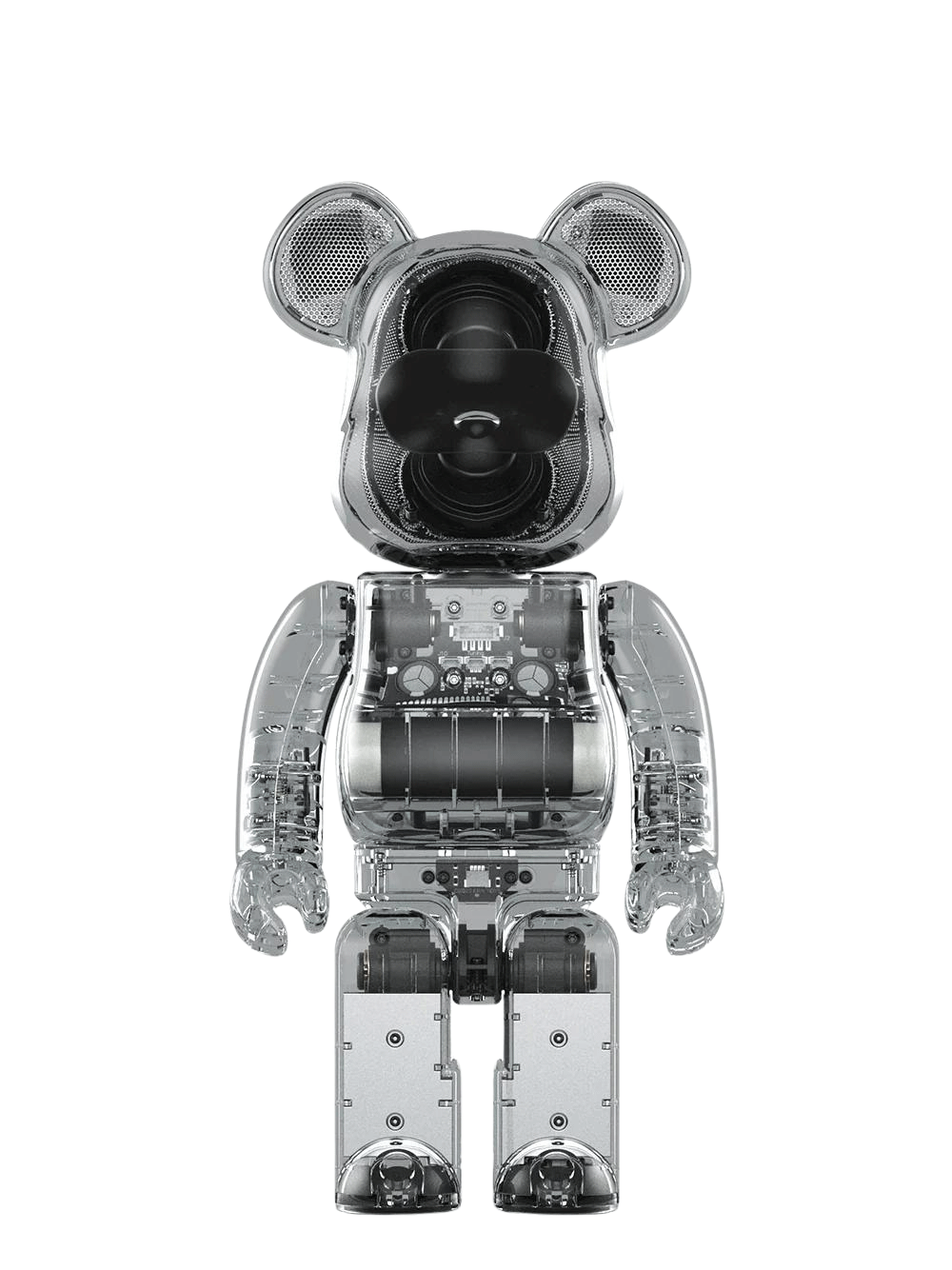 BE@RBRICK-AUDIO-400%-Portable-Bluetooth®-Speaker-Clear-1