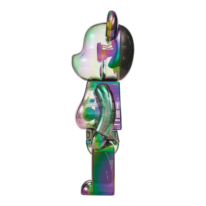Club21 - BE@RBRICK - BE@RBRICK AUDIO 400% Portable Bluetooth® Speaker Iridescent Collection Black Aurora - NOVELTY - Black Aurora