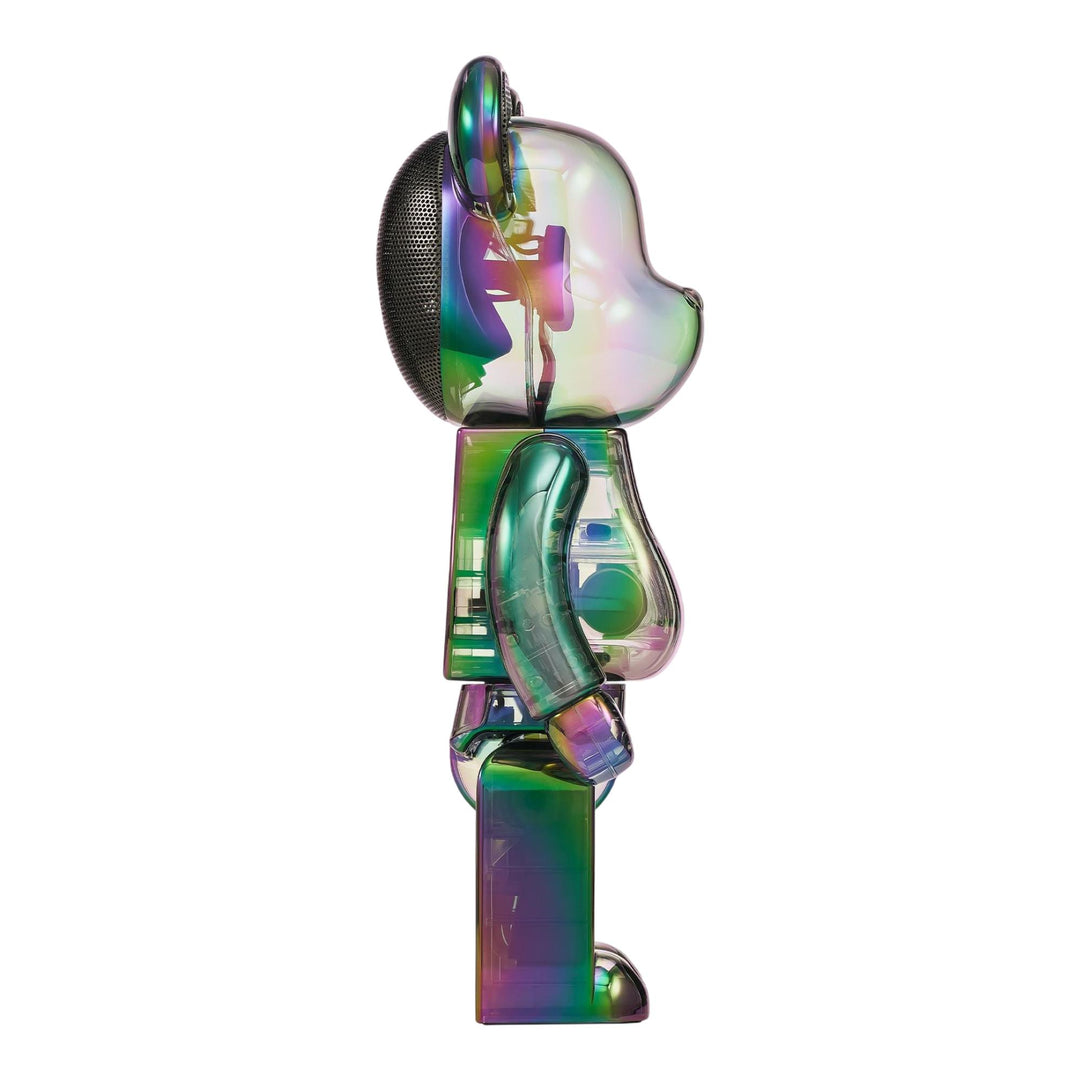 Club21 - BE@RBRICK - BE@RBRICK AUDIO 400% Portable Bluetooth® Speaker Iridescent Collection Black Aurora - NOVELTY - Black Aurora