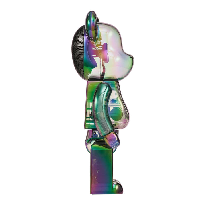 Club21 - BE@RBRICK - BE@RBRICK AUDIO 400% Portable Bluetooth® Speaker Iridescent Collection Black Aurora - NOVELTY - Black Aurora