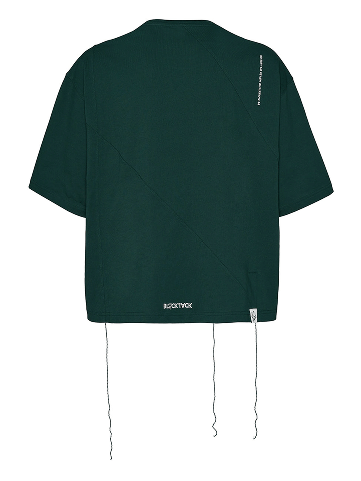 BLACKJACK-Box-Patchwork-Unisex-T-Shirt-Green-2