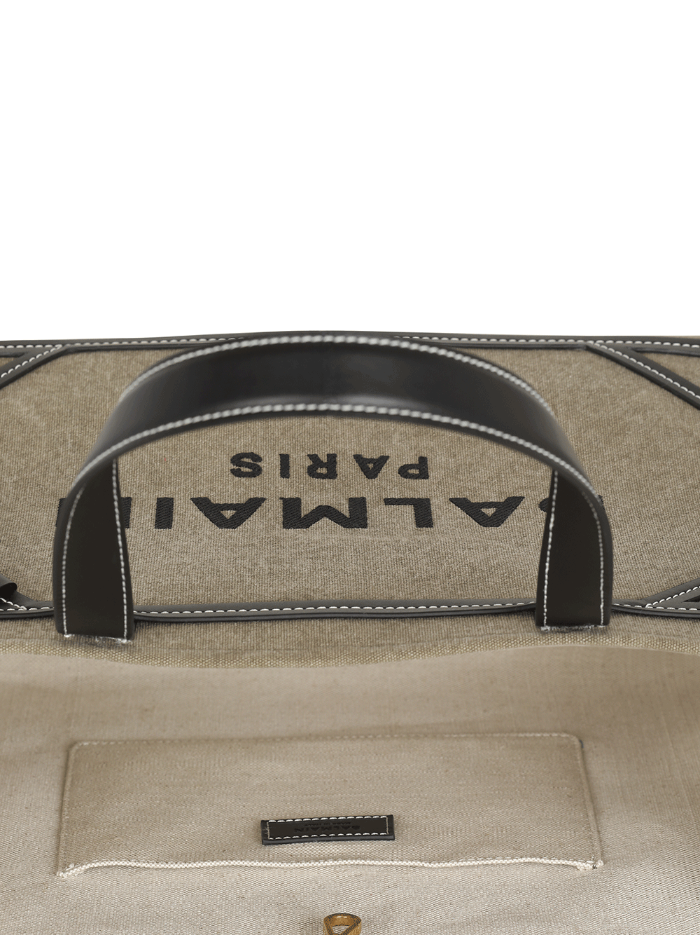 Balmain-B-Army-Shopper-Medium-Canvas-&-Logo-Olive-4