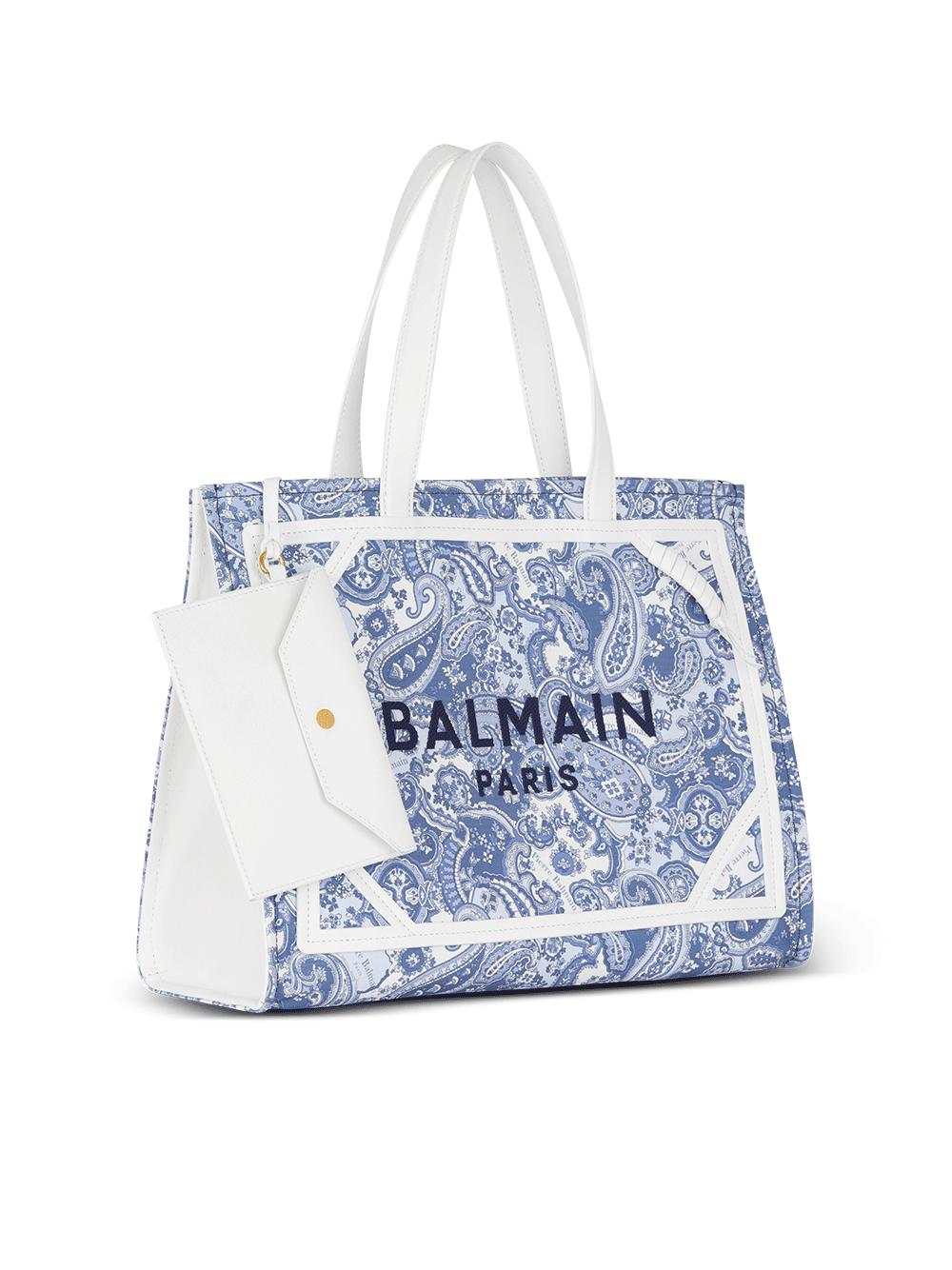 Balmain-B-Army-Shopper-Medium-Light-Blue-2