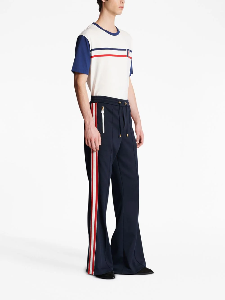 Balmain-Balmain-70s-Track-Pants-Navy-3