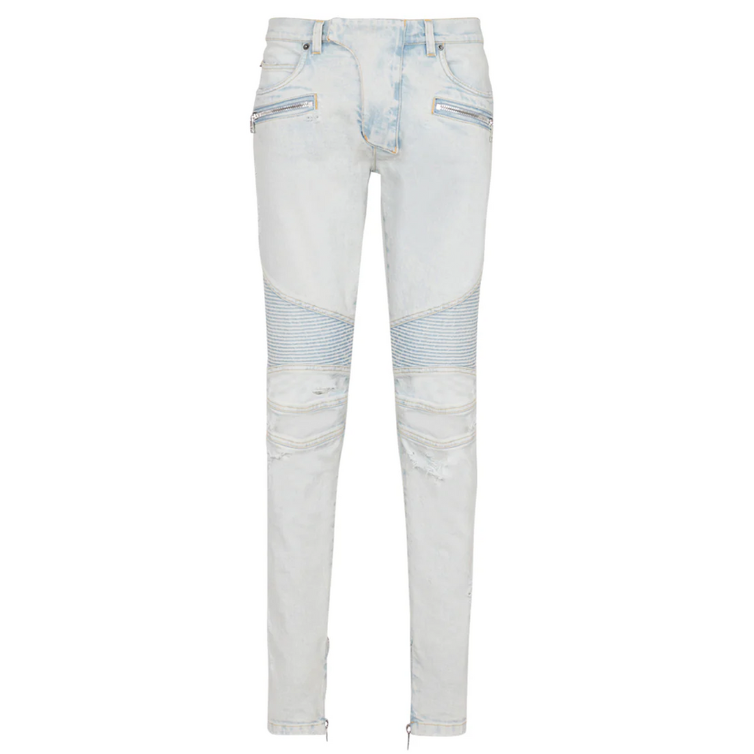 Biker Denim Pants