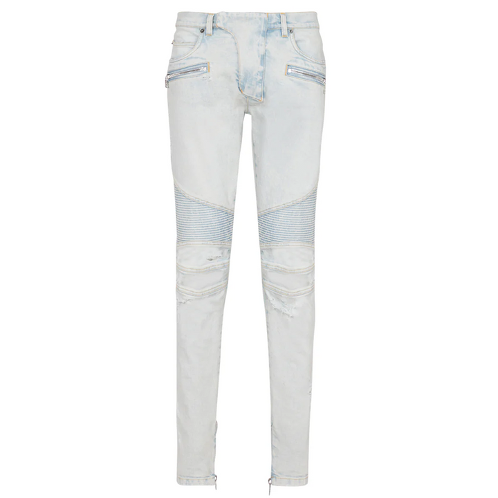 Biker Denim Pants