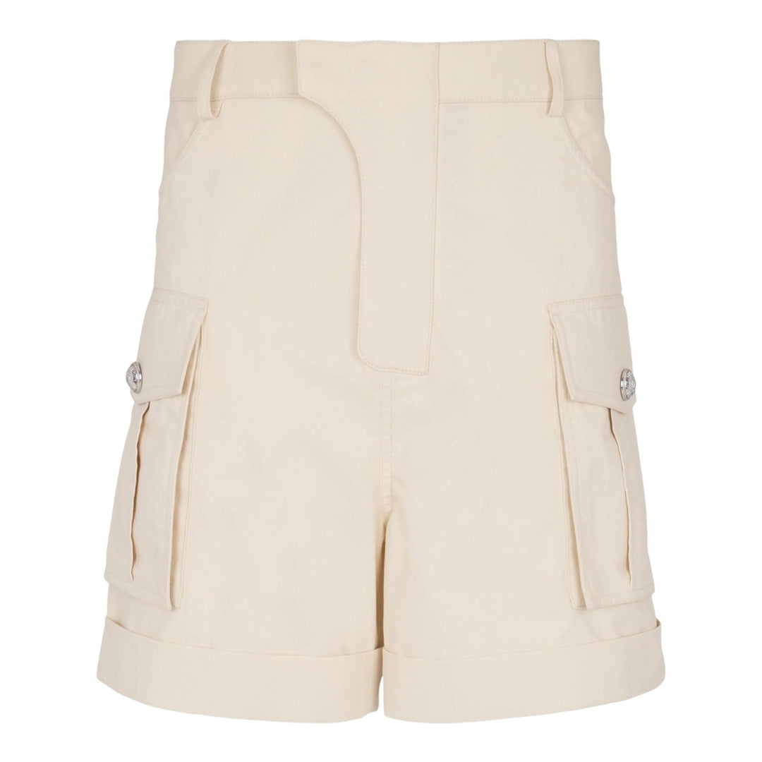 Club21 - Balmain - Cargo Cotton Bermuda Pants - SHORTS - Beige