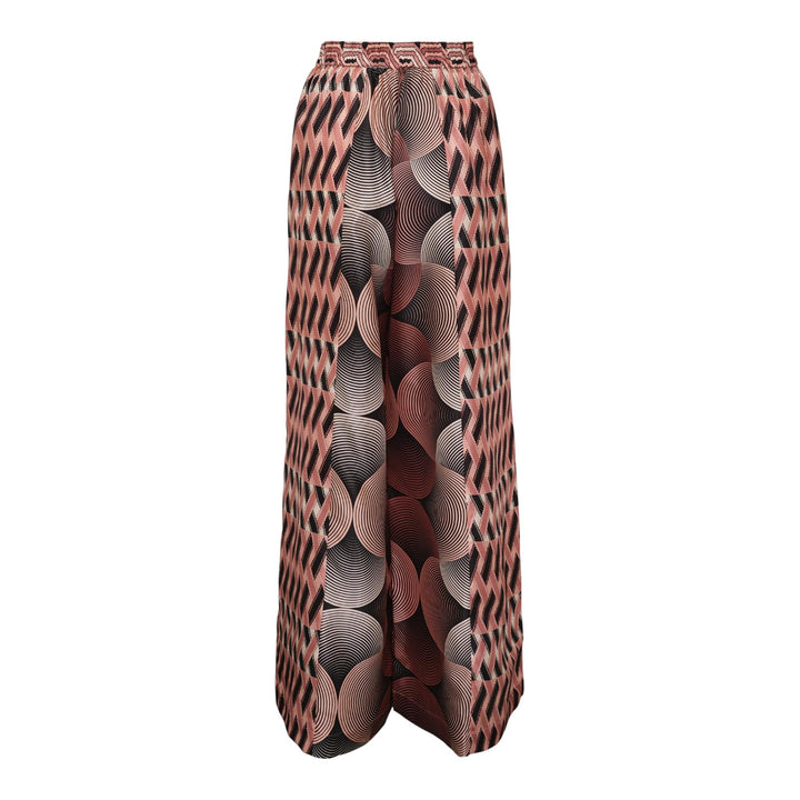 Club21 - Biyan - Twill Silk Print Long Pants - PANTS - Pink