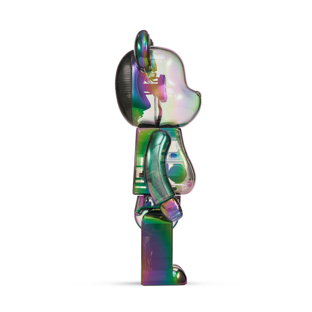 [PRE ORDER] BE@RBRICK AUDIO 400% Portable Bluetooth® Speaker Iridescent Collection Black Aurora