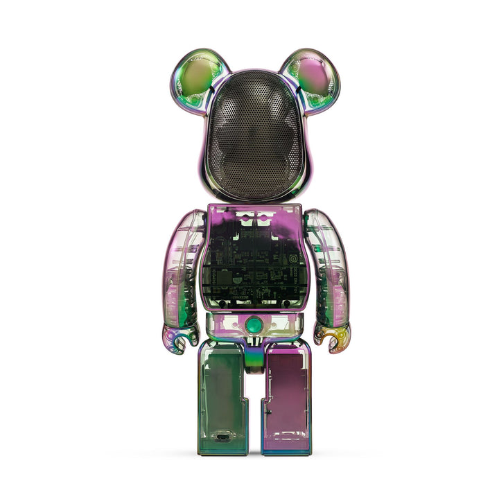 [PRE ORDER] BE@RBRICK AUDIO 400% Portable Bluetooth® Speaker Iridescent Collection Black Aurora