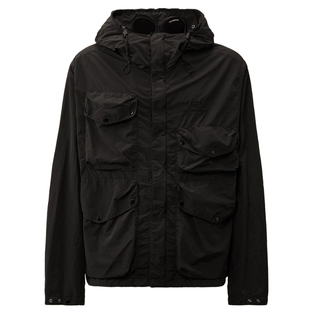 フラットナイロンゴーグルジャケット