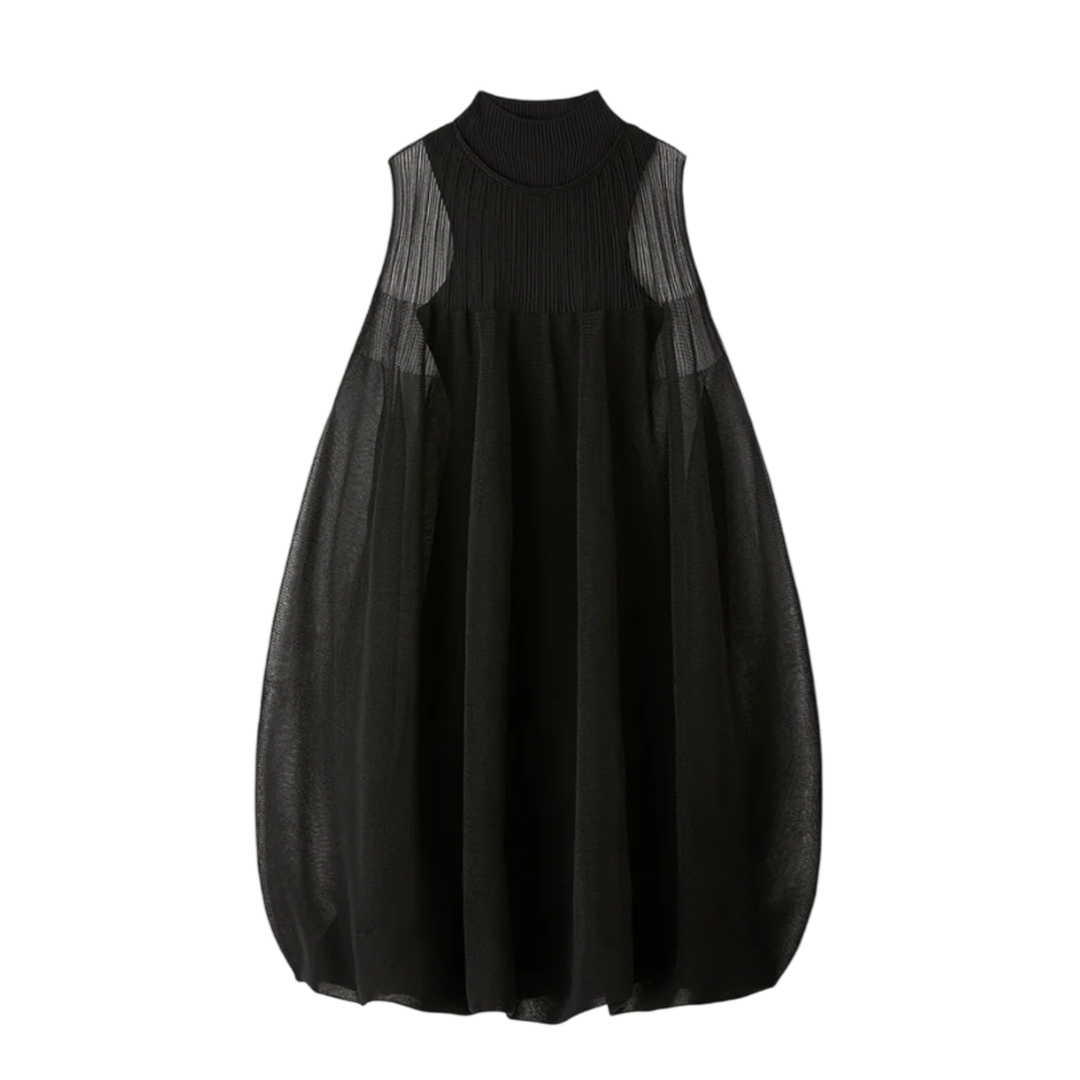 Overwrapped Pottery Bust Flare Dress