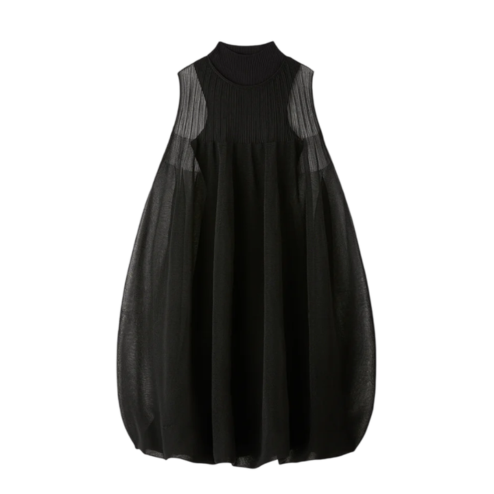 Overwrapped Pottery Bust Flare Dress