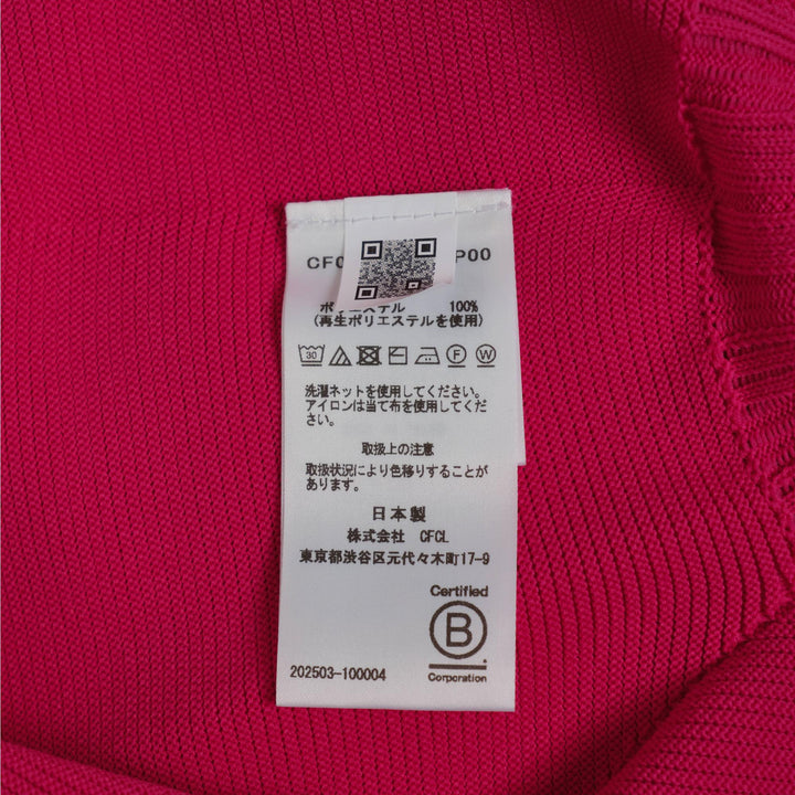 Club21 - CFCL - Pottery Mockneck Long Sleeve Top - KNIT TOPS - Pink