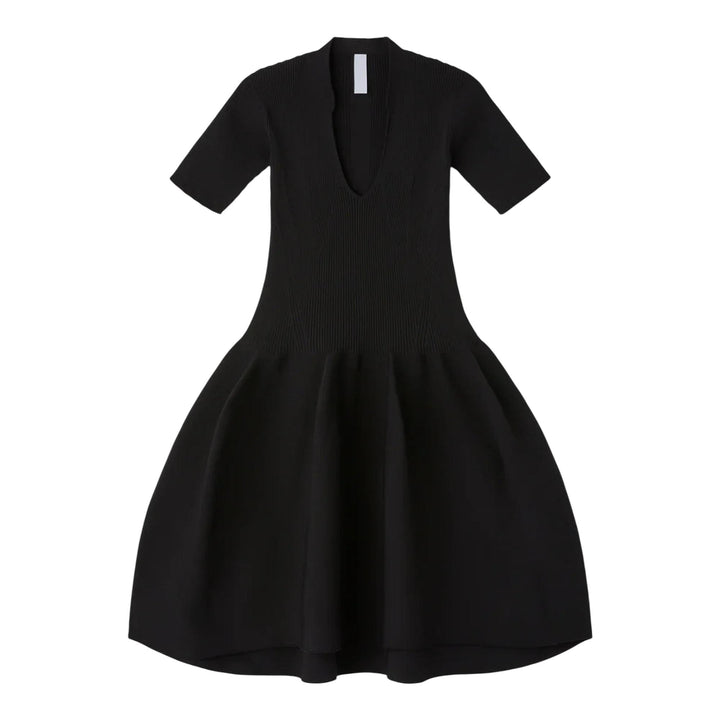 Club21 - CFCL - Pottery Stand-Up Collar Dress - KNIT DRESSES - Black