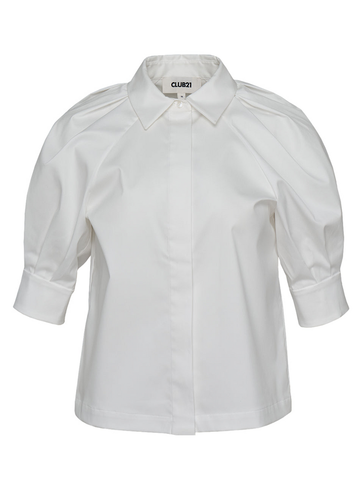 CLUB21_COLLECTION_Cotton_Poly_Stretch_Shirt_White