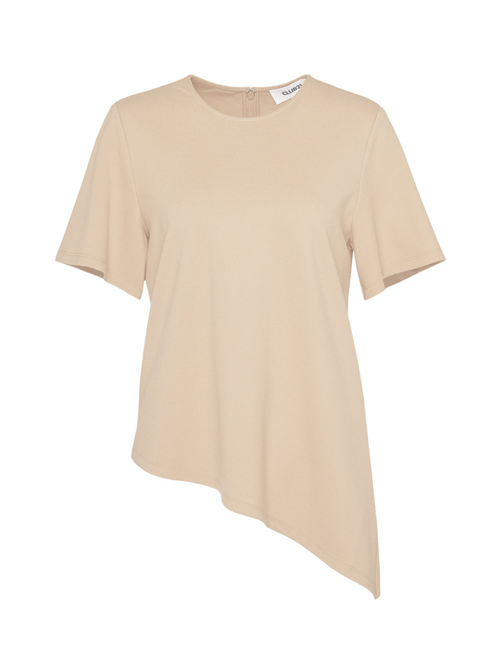 CLUB21_COLLECTION_Viscose_Nylon_Ponte_Top_Champaigne