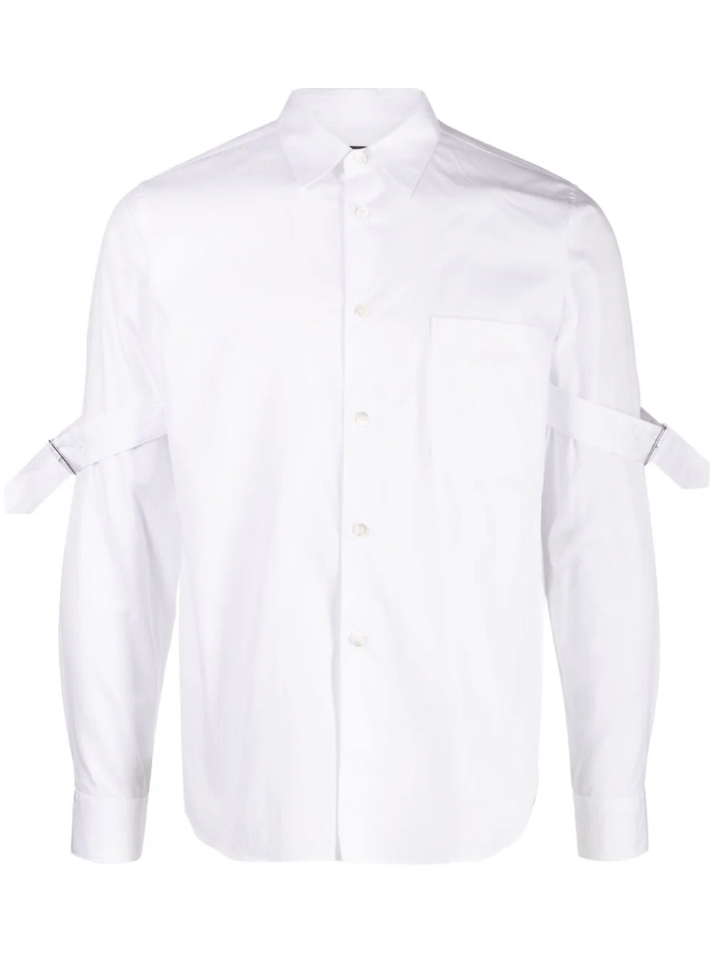COMME-des-GARCONS-BLACK-Side-Pocket-Shirt-White-1