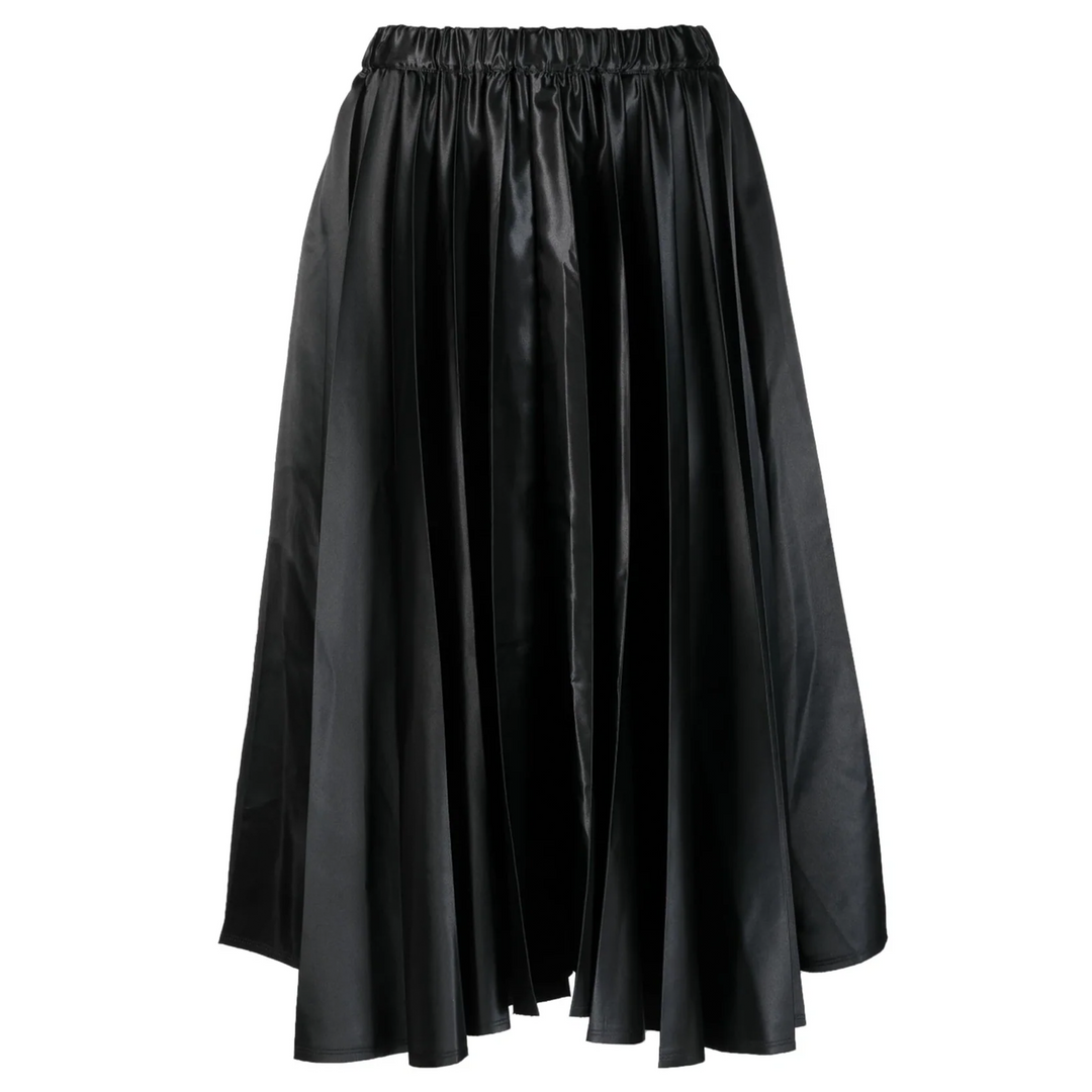 Satin Pleated Skirt