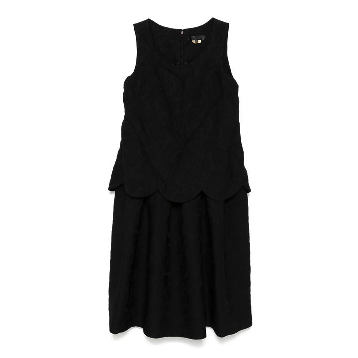 Jacquard Floral Pattern Dress