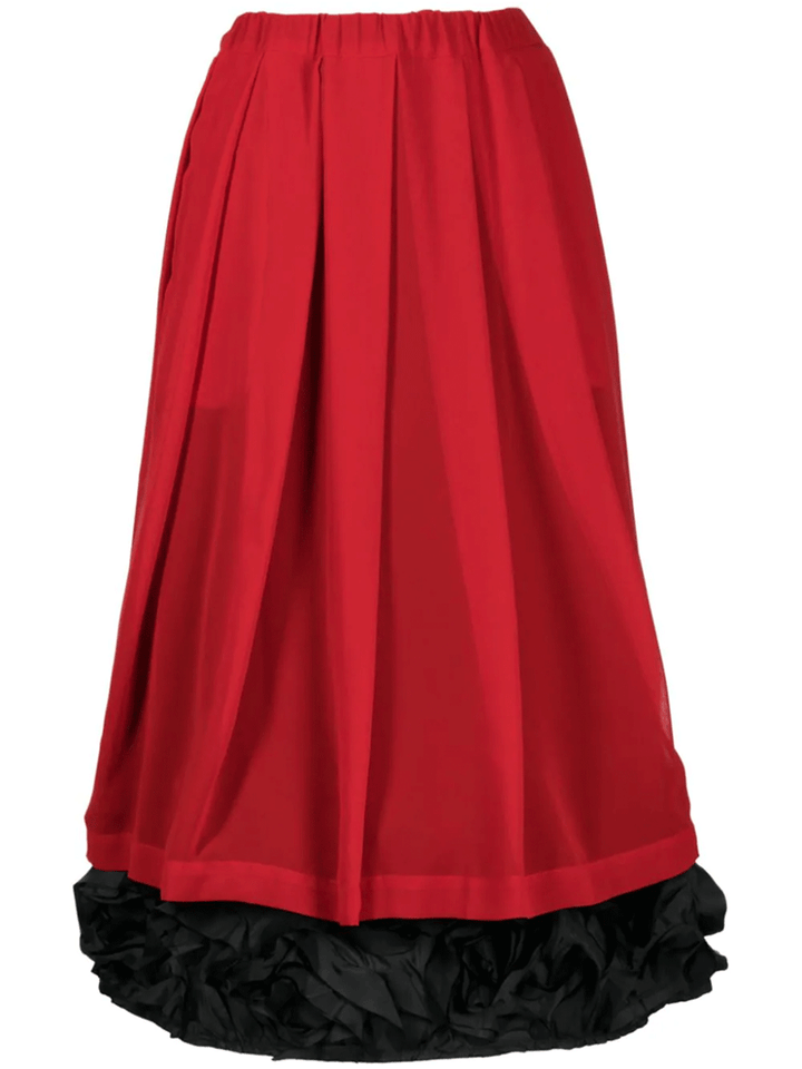 COMME-des-GARCONS-COMME-des-GARCONS-Pleated-Skirt-Red-1