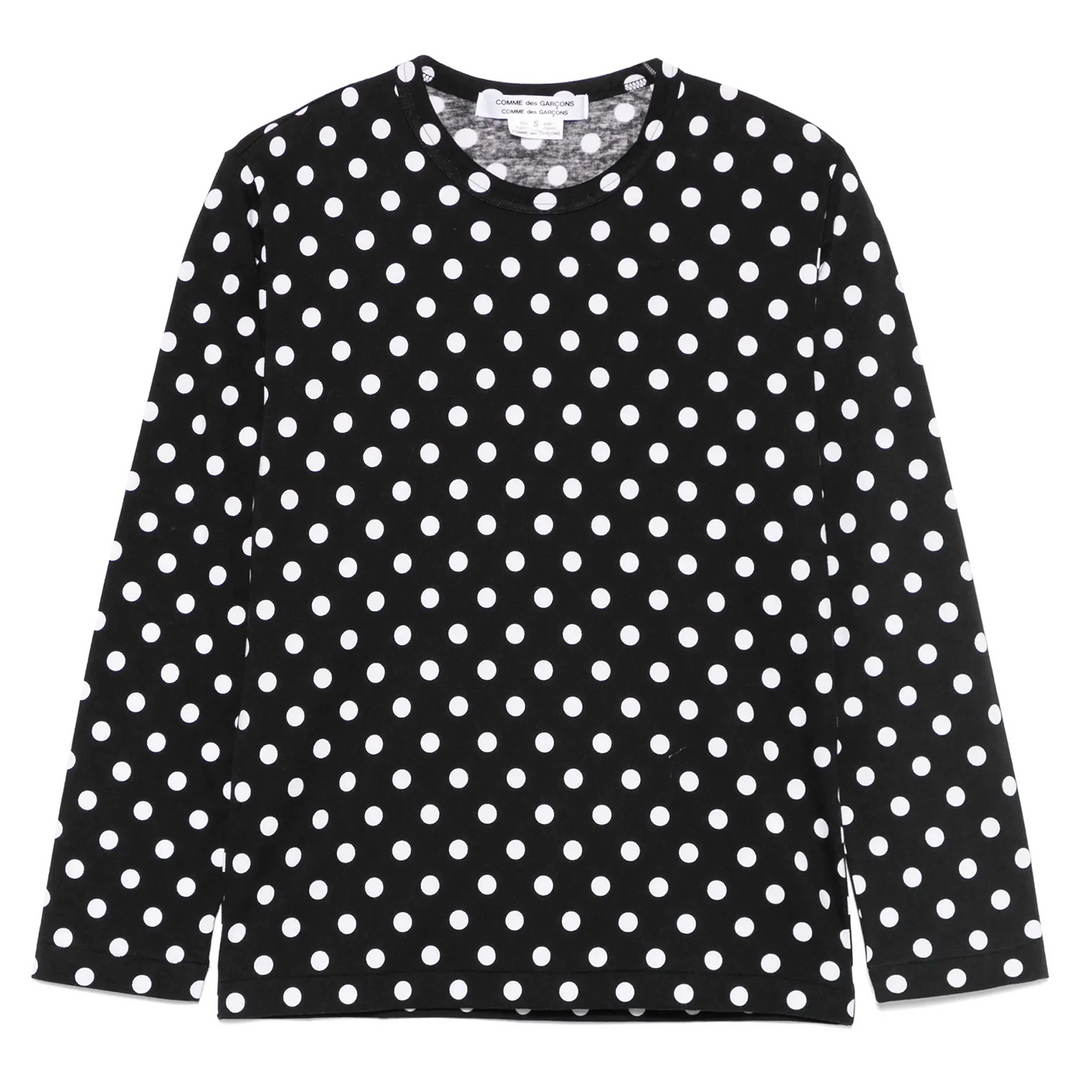 Jersey Print Polka Dots Pattern Tee