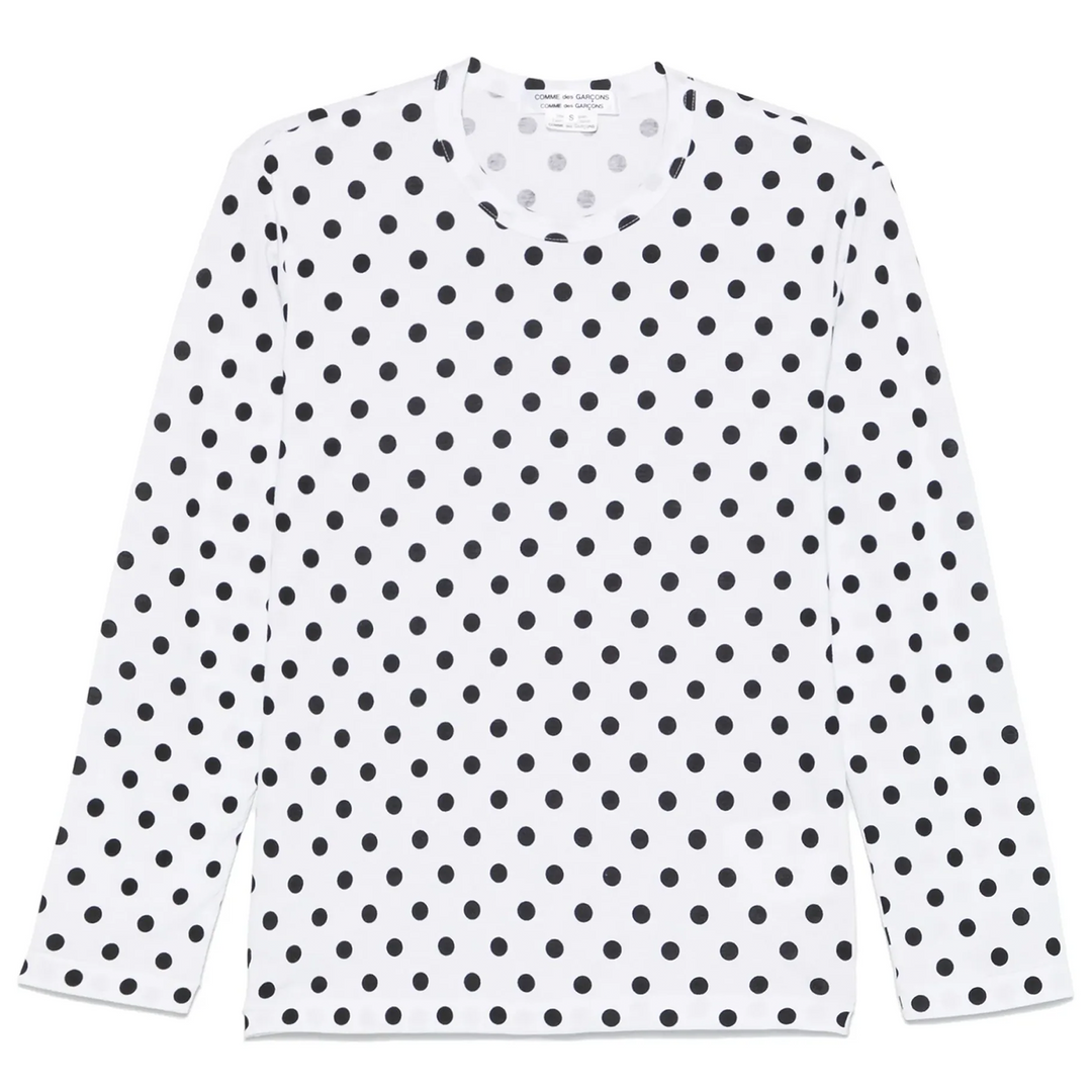 Jersey Print Polka Dots Pattern Tee