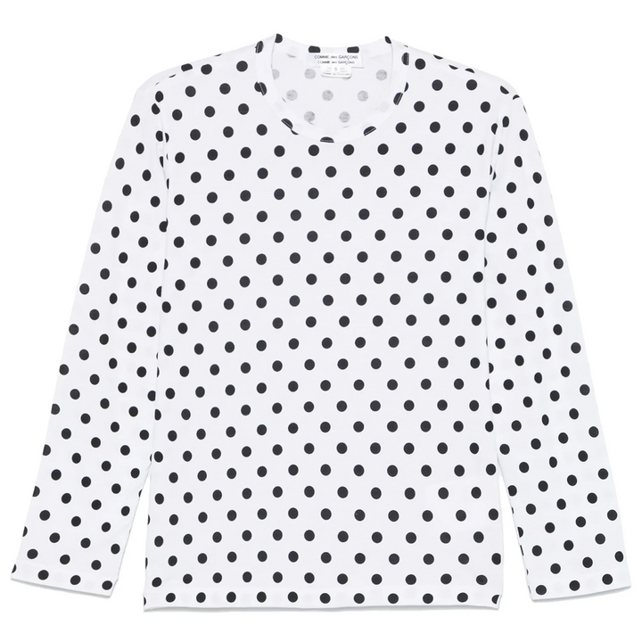 Jersey Print Polka Dots Pattern Tee